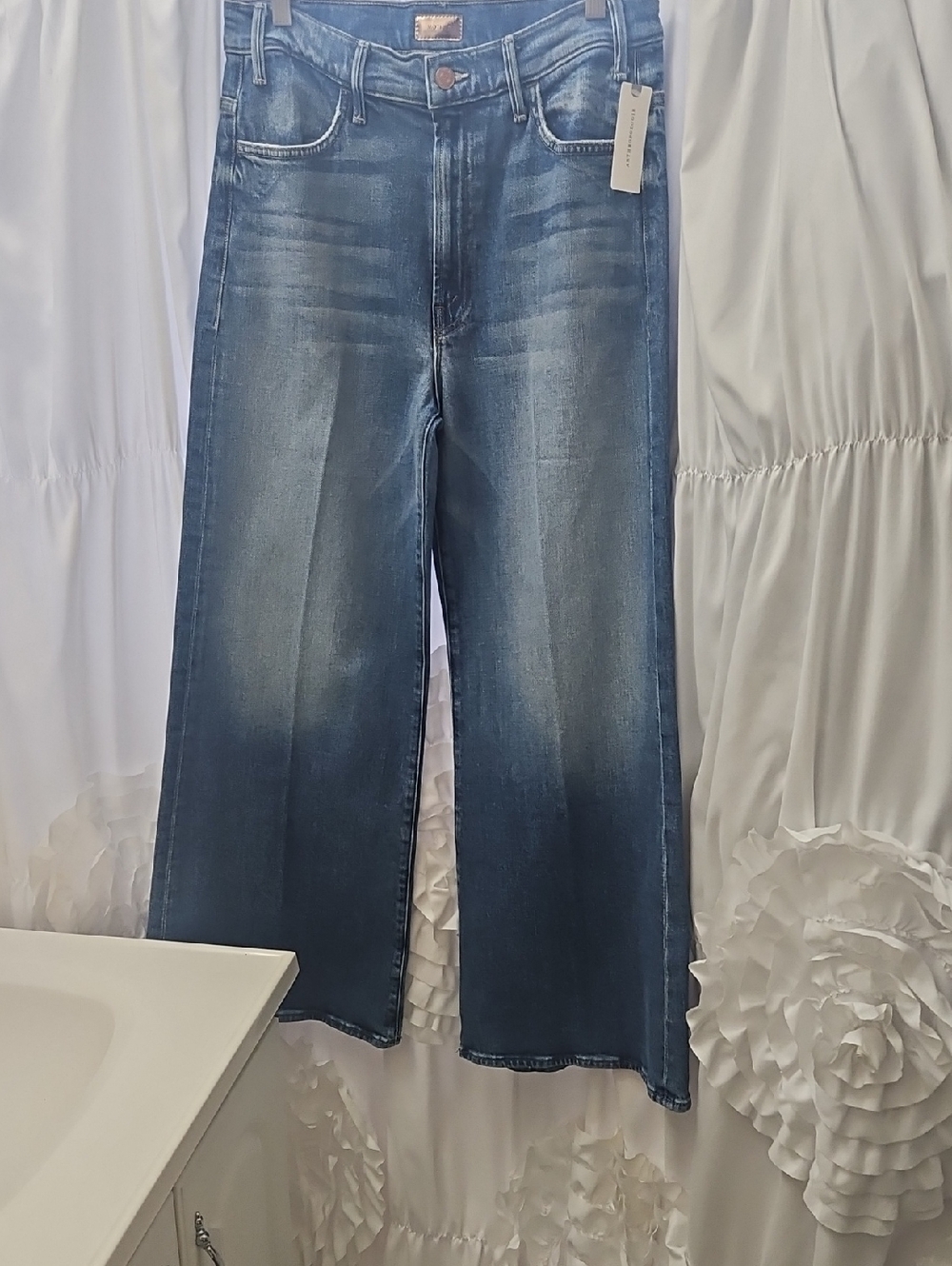 MOTHER THE HUSTLER ROLLER ANKLE JEANS SIZE 30 NWT HIGH RISE